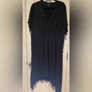 Torrid Midi Shark-Hem Dress